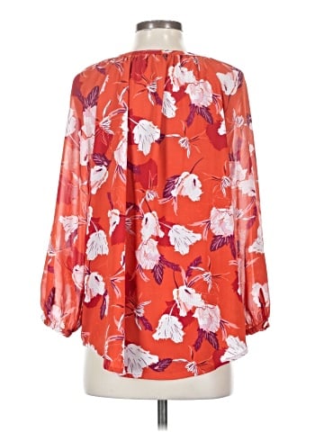 Kaari Blue 3/4 Sleeve Blouse (view 2)