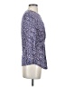 Juicy Couture Blue 3/4 Sleeve Blouse Size S - photo 4