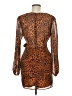 Forever 21 Animal Print Orange Cocktail Dress Size M - photo 2