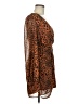 Forever 21 Animal Print Orange Cocktail Dress Size M - photo 4