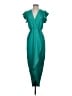 Amanda Uprichard 100% Polyester Teal Cocktail Dress Size P (petite) - photo 1