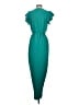 Amanda Uprichard 100% Polyester Teal Cocktail Dress Size P (petite) - photo 2