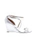 Badgley Mischka Silver Wedges Size 9 - photo 1