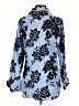 Foxcroft 100% Cotton Floral Blue Long Sleeve Blouse Size 4 - photo 2