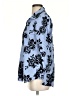 Foxcroft 100% Cotton Floral Blue Long Sleeve Blouse Size 4 - photo 5