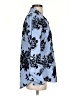 Foxcroft 100% Cotton Floral Blue Long Sleeve Blouse Size 4 - photo 4