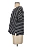 Max Studio Stripes Black Short Sleeve T-Shirt Size S - photo 5
