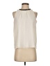Ann Taylor 100% Polyester Ivory Sleeveless Blouse Size XS - photo 1