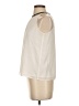 Ann Taylor 100% Polyester Ivory Sleeveless Blouse Size XS - photo 5