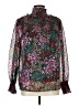 Biltmore 100% Polyester Floral Green Long Sleeve Blouse Size L - photo 1