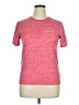 Crown & Ivy 100% Polyester Tweed Red Active T-Shirt Size XL - photo 1