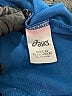 Asics 100% Polyester Solid Blue Short Sleeve T-Shirt Size L - photo 8
