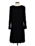 RITVA FALLA Solid Black Casual Dress Size L - photo 2