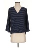 Alya 100% Polyester Blue 3/4 Sleeve Blouse Size S - photo 1
