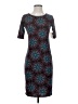 Lularoe Print Teal Cocktail Dress Size XS - photo 1