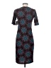 Lularoe Print Teal Cocktail Dress Size XS - photo 2