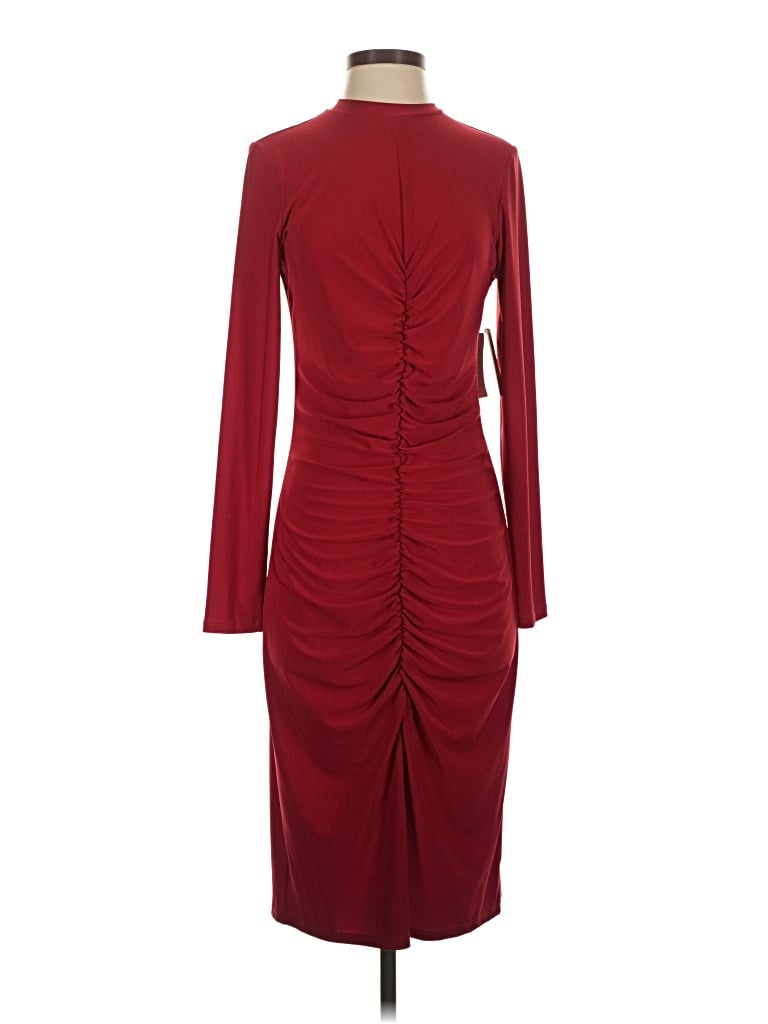 Pre-owned Tash + Sophie Cocktail Dress In Burgundy