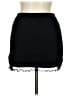 Unbranded Solid Black Casual Skirt Size L - photo 2
