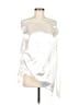 Shein Silver Long Sleeve Blouse Size 8 - 10 - photo 1