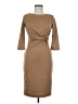BETTY JACKSON Solid Tan Cocktail Dress Size 8 - photo 1