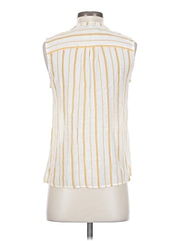 New Directions Sleeveless Button-Down Shirt (view 2)