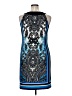 db established 1962 Graphic Blue Cocktail Dress Size 16 (petite) - photo 2