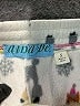 Dina Be 100% Polyester Print Ivory Shorts Size S - photo 3