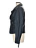 Max Studio 100% Polyurethane Solid Blue Jacket Size L - photo 5
