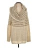 Free People Metallic Tan Pullover Sweater Size S - photo 1