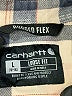 Carhartt Plaid Tan Pink Long Sleeve Button-Down Shirt Size 10 - 12 - photo 3