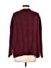 Unbranded 100% Acrylic Solid Burgundy Pullover Sweater Size M - photo 2
