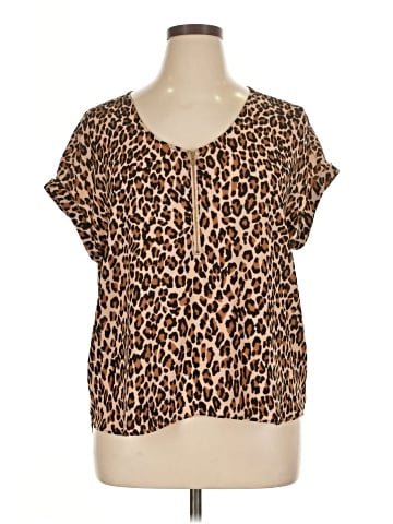 Bold Elements Short Sleeve Blouse (view 1)