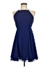 Silence and Noise 100% Polyester Solid Blue Cocktail Dress Size 8 - photo 1