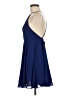 Silence and Noise 100% Polyester Solid Blue Cocktail Dress Size 8 - photo 5
