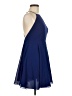 Silence and Noise 100% Polyester Solid Blue Cocktail Dress Size 8 - photo 4