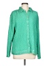 Rafael Tweed Green Long Sleeve Blouse Size L (estimated) - photo 1