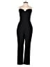 Adelyn Rae 100% Polyester Solid Black Jumpsuit Size XS - photo 1