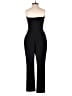 Adelyn Rae 100% Polyester Solid Black Jumpsuit Size XS - photo 2