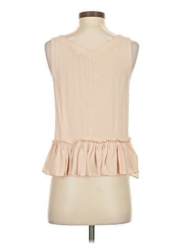 Rebecca Taylor Sleeveless Silk Top (view 2)