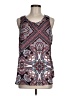 Van Heusen 100% Polyester Blue Sleeveless Blouse Size M - photo 1