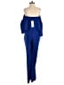 Zara Solid Blue Jumpsuit Size XS - photo 2