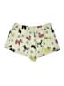 Dina Be 100% Polyester Print Ivory Shorts Size S - photo 2