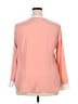 Elementz 100% Polyester Color Block Tan 3/4 Sleeve Blouse Size 2X - photo 2