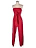 Venus Solid Red Jumpsuit Size S - photo 1
