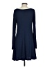 Unbranded Solid Blue Casual Dress Size S - photo 2