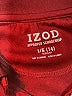 IZOD 100% Polyester Burgundy Short Sleeve Polo Size 14 - photo 3