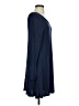 Unbranded Solid Blue Casual Dress Size S - photo 4