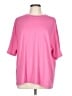 Shein Pink 3/4 Sleeve T-Shirt Size L - photo 1