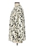 Unbranded 100% Polyester Animal Print Ivory 3/4 Sleeve Blouse Size L - photo 5