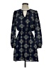 Express 100% Polyester Paisley Blue Casual Dress Size XS - photo 1